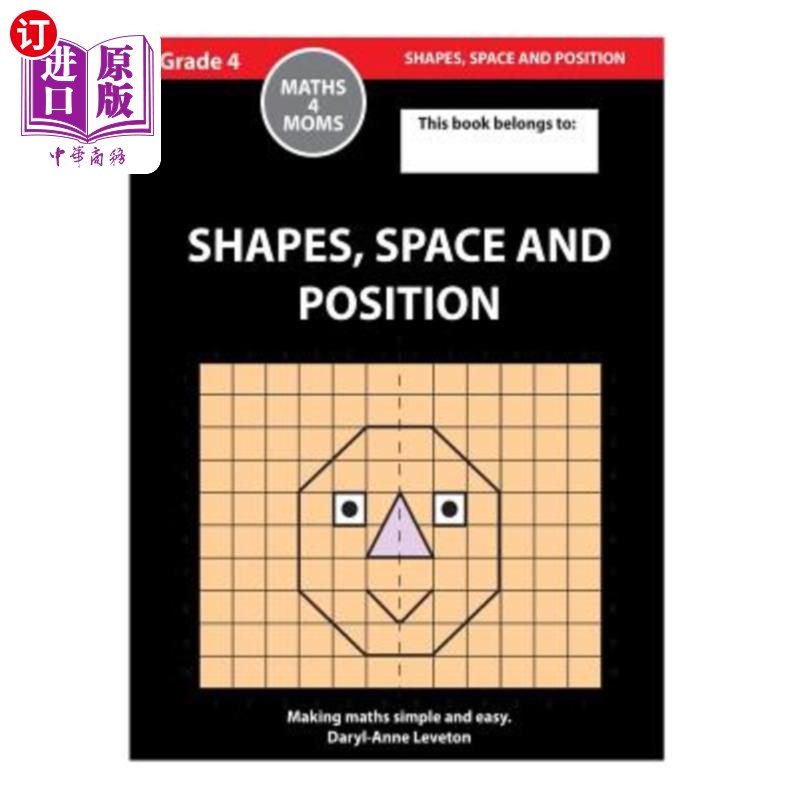 海外直订Shapes, Space and Position: Grade 4 Maths 形状、空间和位置:4年级数学