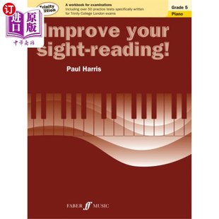 海外直订Improve your sight-reading! Trinity Edition Piano Grade 5 提高你的视力！三一版钢琴五年级