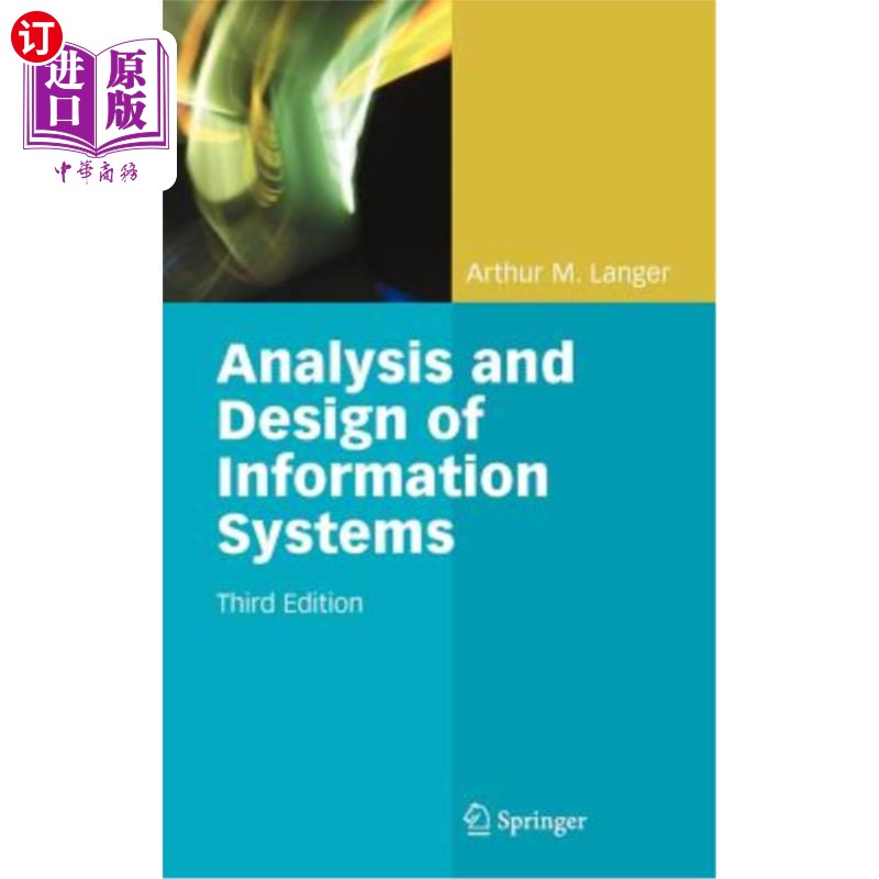 海外直订Analysis and Design of Information Systems 信息系统的分析与设计