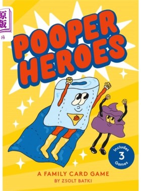 海外直订Pooper Heroes 穷的英雄
