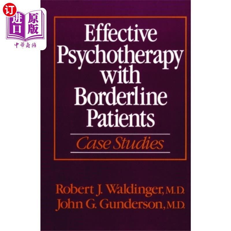 海外直订医药图书Effective Psychotherapy with Borderline Patients 边缘型患者的有效心理治疗