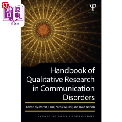 海外直订医药图书Handbook of Qualitative Research in Communicatio... 沟通障碍定性研究手册