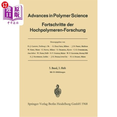 海外直订Advances in Polymer Science: Fortschritte Der Hochpolymeren-Forschung Advances in Polymer S