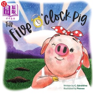 five 五点钟 pig 猪 clock 海外直订The