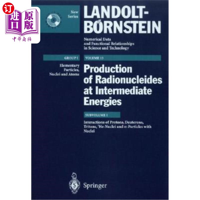 海外直订Interactions of Protons, Deuterons, Tritons, 3he-Nuclei, and A-Particles with Nu