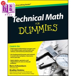 Dummies for 傻瓜技术数学 Math 海外直订Technical