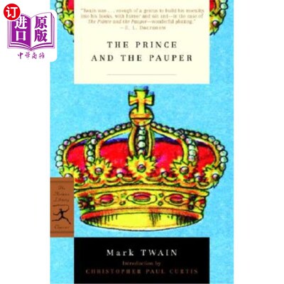 海外直订The Prince and the Pauper 王子和乞丐