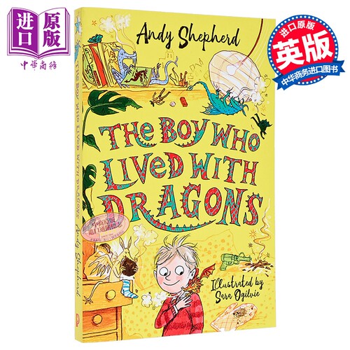 驯龙男孩2 与龙同住的男孩 The Boy Who Lived with Dragons The Boy Who Grew Dragons 2 英文原版 Andy Shepherd【中商原版