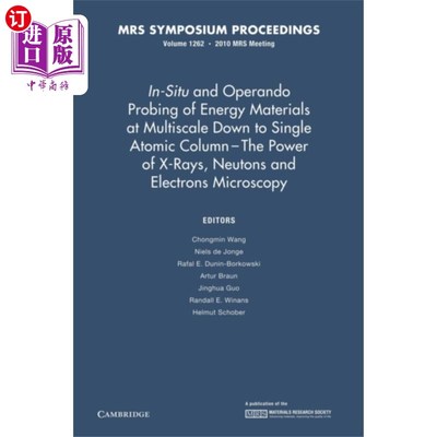 海外直订In-Situ and Operando Probing of Energy Materials... 原位和操作探测能源材料在多尺度下到单原子柱- x射线的力量