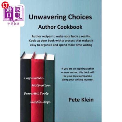 海外直订Unwavering Choices Author Cookbook 坚定不移的选择作家食谱