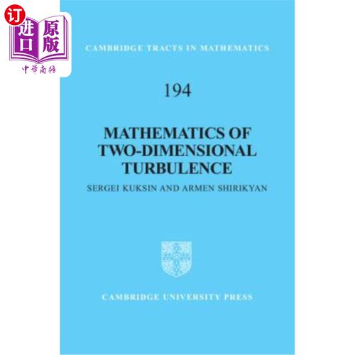 海外直订Mathematics of Two-Dimensional Turbulence 二维湍流数学