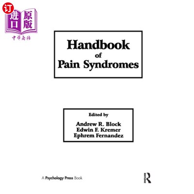 海外直订医药图书Handbook of Pain Syndromes 疼痛综合征手册