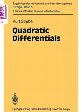 海外直订Quadratic Differentials 二次微分