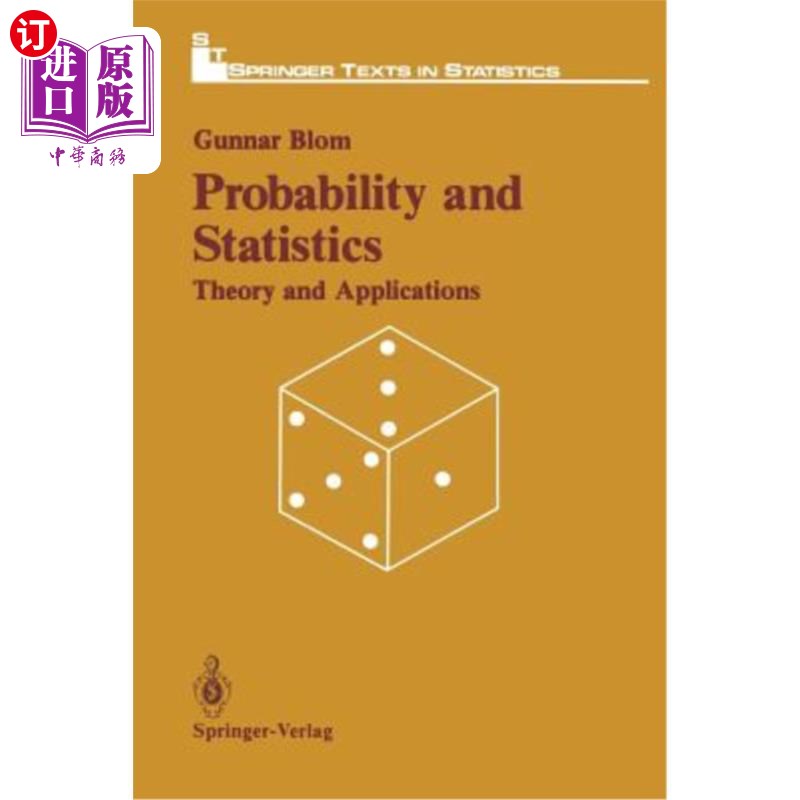 海外直订Probabitily and Statistics: Theory and Applications 概率论与统计学:理论与应用