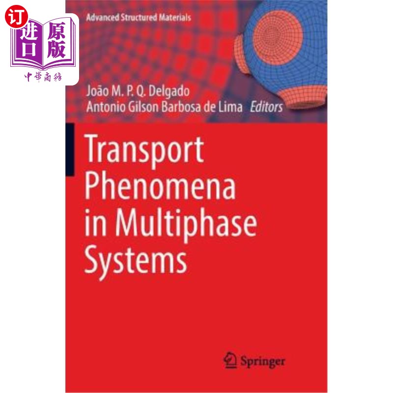 海外直订Transport Phenomena in Multiphase Systems 多相系统中的输运现象