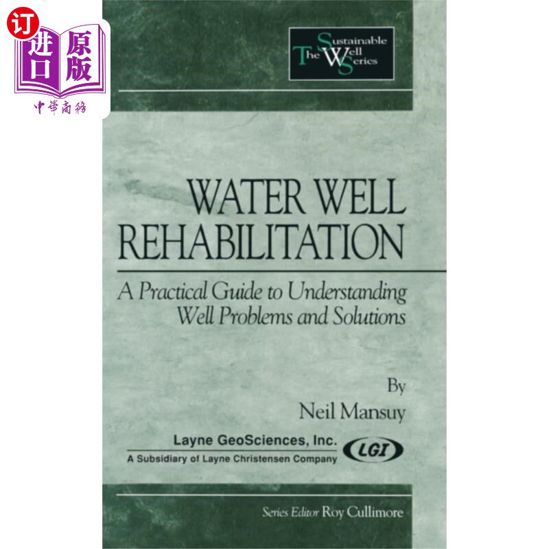 海外直订Water Well Rehabilitation 水井修复