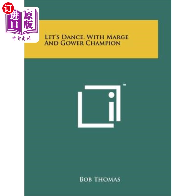 海外直订Let's Dance, with Marge and Gower Champion 我们跳舞吧，和玛吉和高尔冠军