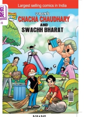 海外直订Chacha Chaudhary And Swachh Bharat Chacha Chaudhary和Swachh Bharat