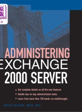 海外直订Administering Exchange Server 2000 管理Exchange Server 2000