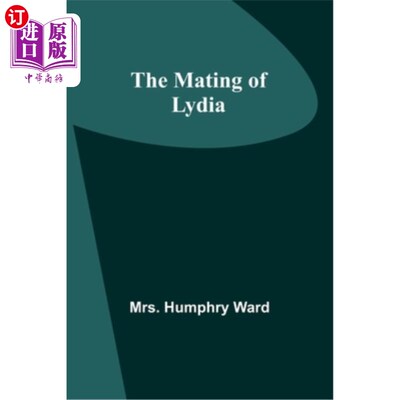 海外直订The Mating of Lydia 吕底亚的婚配