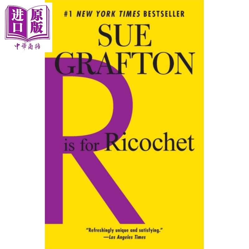 现货 R代表弹跳 苏 格拉夫顿 字母系列19 R Is for Ricochet 英文原版 Sue Grafton 字母天后 推理小说【中商原版】