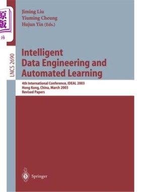 海外直订Intelligent Data Engineering and Automated Learning: 4th International Conferenc 智能数据工程与自动化学习:第四