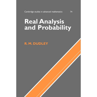 预售 达德利 实分析与概率论 英文原版 Real Analysis and Probability R M Dudley 数理化 科学百科 数学【中商原版】