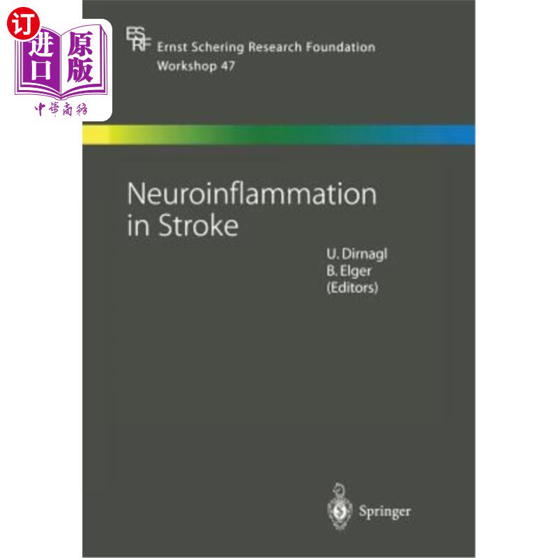 海外直订医药图书Neuroinflammation in Stroke 中风中的神经炎症