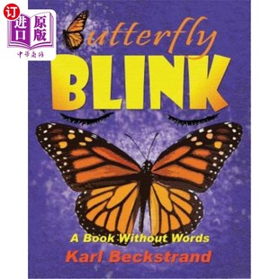 Book Without Words 海外直订Butterfly 没有文字 蝴蝶眨眼睛 书 Blink