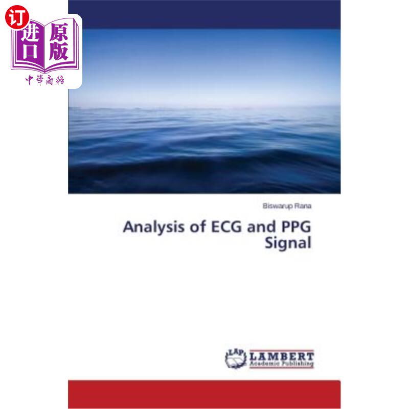 海外直订Analysis of ECG and Ppg Signal 心电图和Ppg信号分析