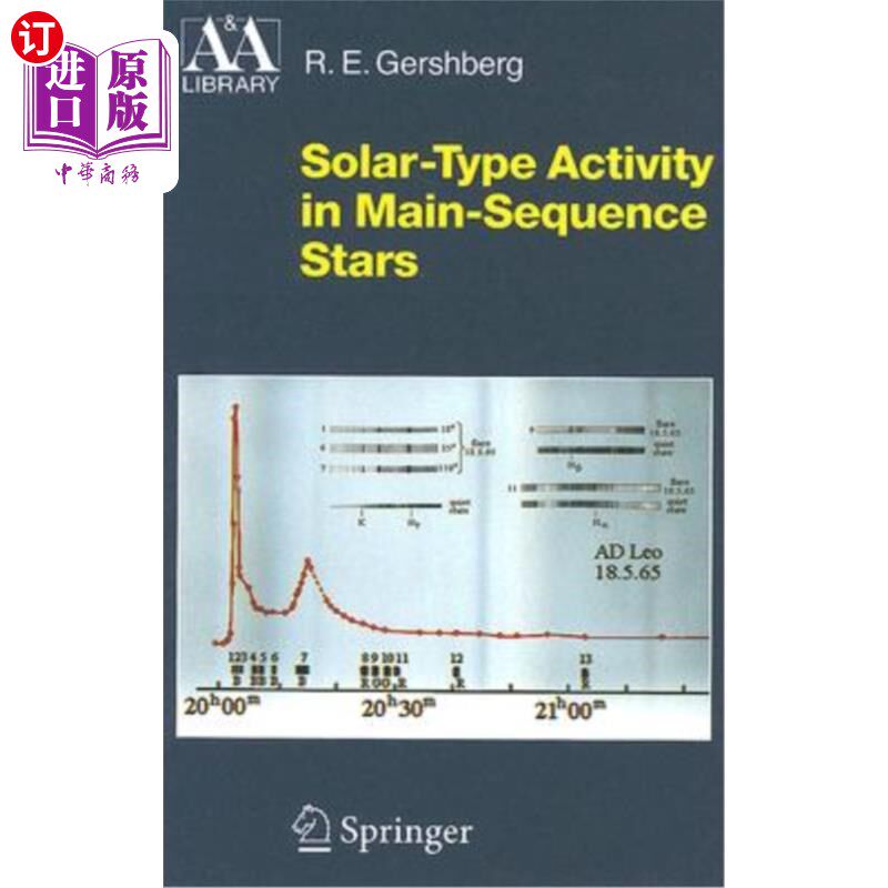 海外直订Solar-Type Activity in Main-Sequence Stars 主序恒星的太阳型活动