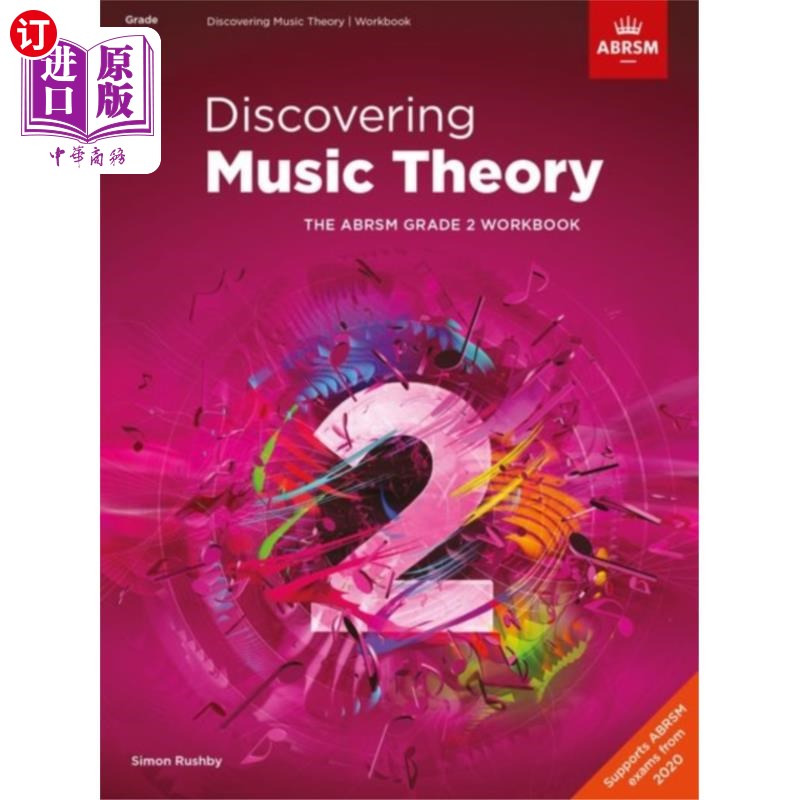 海外直订Discovering Music Theory, The ABRSM Grade 2 Work... 发现音乐理论，ABRSM二级练习册