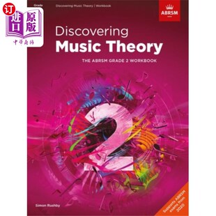 海外直订Discovering Music Theory, The ABRSM Grade 2 Work... 发现音乐理论，ABRSM二级练习册
