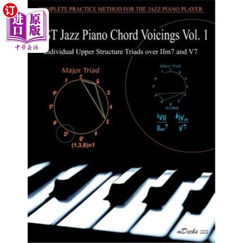 海外直订UST Jazz Piano Chord Voicings Vol. 1: Individual Upper Structures Triads over II