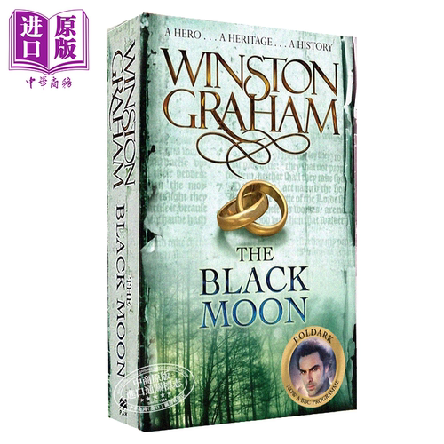现货 波尔达克 5 黑月 Poldark 5 Black Moon 英文原版 温斯顿 格雷汉姆 Winston Graham 豆瓣同名电视剧推荐【中商原版】