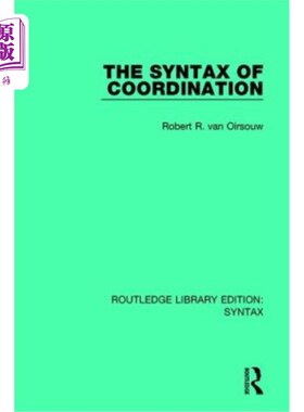 海外直订The Syntax of Coordination 协调语法
