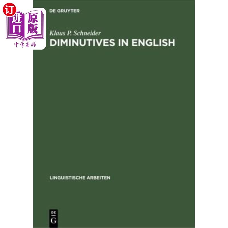 海外直订diminutives in english 那种用英语