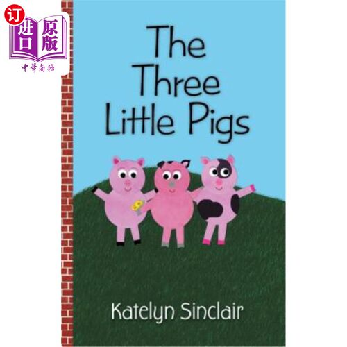 海外直订The Three Little Pigs 三只小猪