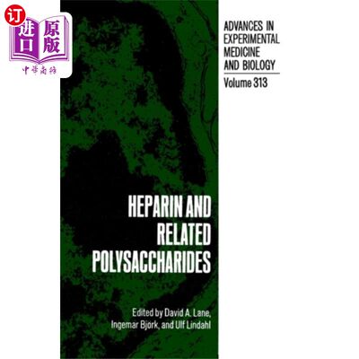 海外直订医药图书Heparin and Related Polysaccharides 肝素及相关多糖