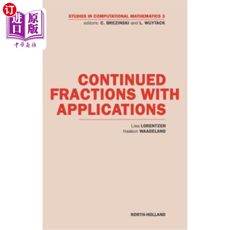海外直订Continued Fractions with Applications 连分式及其应用
