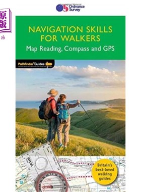 海外直订PF NAVIGATIONAL SKILLS FOR WALKERS - MAP READING 步行者的导航技能——看地图