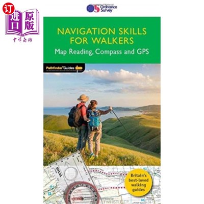 海外直订PF NAVIGATIONAL SKILLS FOR WALKERS - MAP READING 步行者的导航技能——看地图