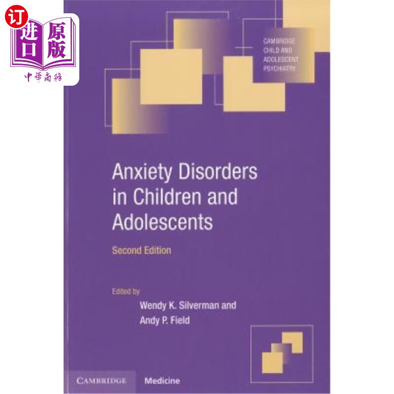 海外直订医药图书Anxiety Disorders in Children and Adolescents 儿童和青少年的焦虑症