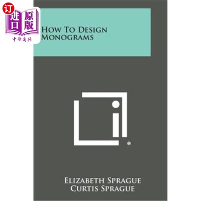 海外直订How to Design Monograms 如何设计花押字