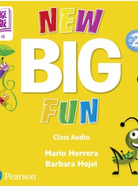 海外直订Big Fun Refresh Level 2 Class Audio 大乐趣刷新2级音频