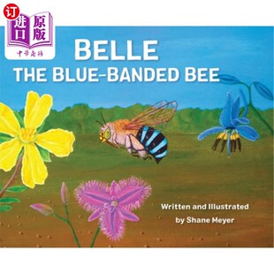 Bee 海外直订Belle Banded Blue 蓝带蜜蜂贝儿 The