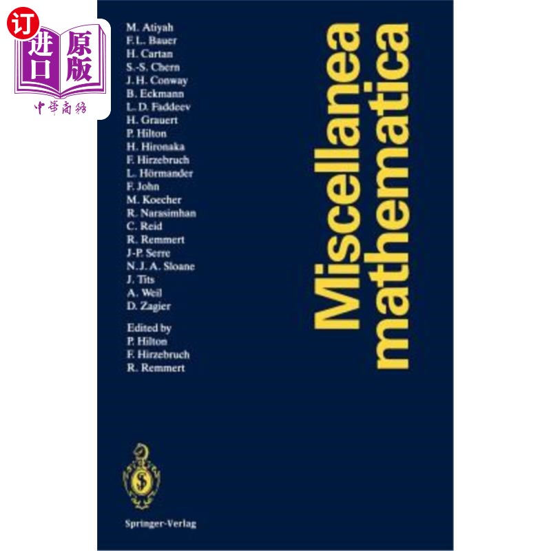 海外直订Miscellanea Mathematica Miscellanea Mathematica