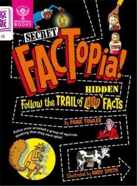 海外直订Secret Factopia!: Follow the Trail of 400 Hidden Facts 秘密Factopia !：跟随400个隐藏事实的踪迹