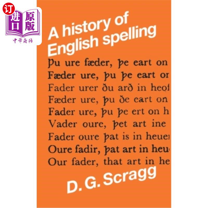 海外直订英语拼写史 外语 语言学习A History of English Spelling