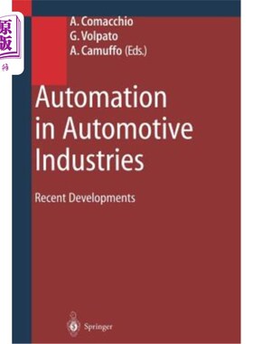 海外直订Automation in Automotive Industries: Recent Developments 汽车工业自动化：最新发展